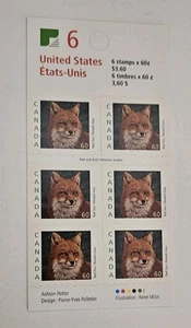 Canada 2000 Wildlife Definitives #1879 (Booklet 238) Pane Of 6 - Picture 1 of 1