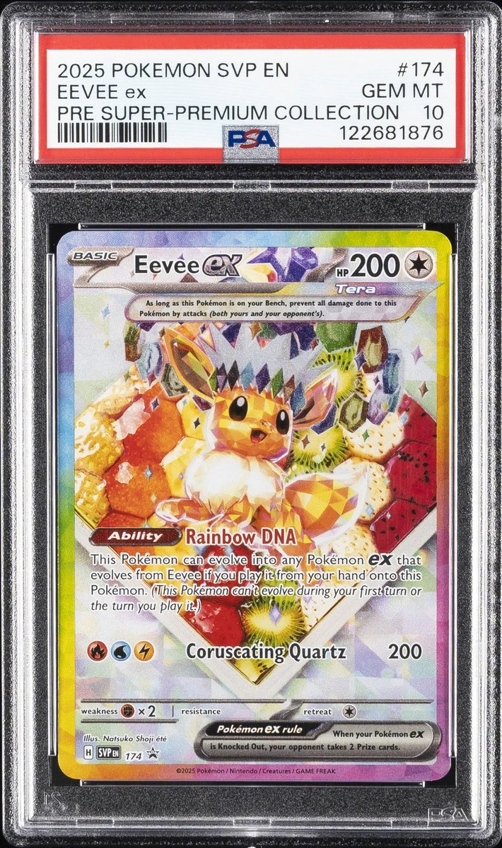 Eevee Pokémon TCG Professional Sports Authenticator (PSA) Grade 10