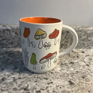 Bluebird and Willow Studio Brand Psychedelic Stoneware Mushroom Mug Fall Mug - Picture 1 of 6
