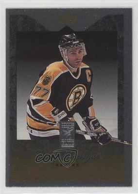1995-96 Donruss Elite Die-Cut Uncut Ray Bourque #9 HOF - Image 1 of 2