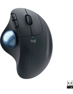 Logitech Ergo M575 Wireless Trackball Mouse - Dual Connectivity - Graphite - Bild 1 von 3