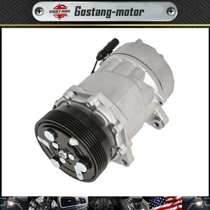 A/C Compressor 1J0820803B For 01 02-05 Volkswagen Jetta Beetle 1.8L L4 W/Clutch - Picture 1 of 9