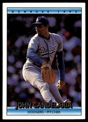1992 Donruss John Candelaria Los Angeles Dodgers #125 - Image 1 of 2