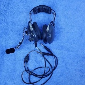  AVCOMM AC-200PNR Passive Aviation Headset Dual Plug.strip wire - Bild 1 von 21