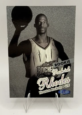 1997-98 Fleer Ultra Rodrick Rhodes #142P Platinum Medallion 003/100 Rockets RC - Image 1 of 4