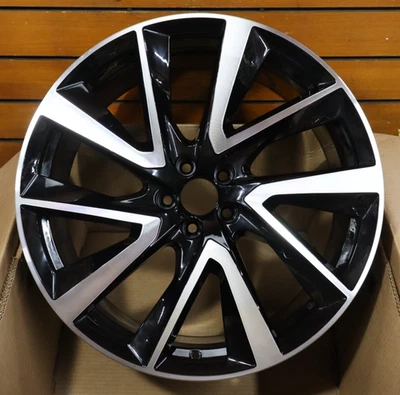 Volvo Machined Black XC90 OEM Wheel 21” 2018-2023 Rim Original Factory 70452 - Image 1 of 4