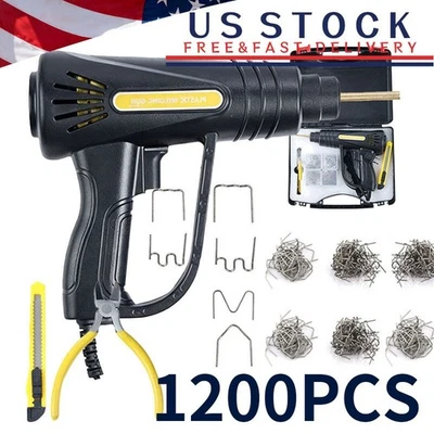 VORTECSYS Upgrade Plastic Welder Soldering Hot Stapler Bumper Repair Welding Gun 1200Nails