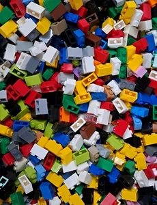 Menge 50 gemischte Farben 1x2 Original Lego Steine 3004 - Bild 1 von 5