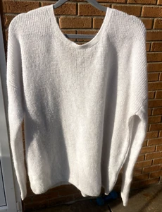 BODEN Button back jumper size large==size 16-18 grey colour, K0191 bwb1 - Picture 1 of 6