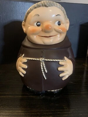 REAL Goebel Friar Tuck 9" Cookie Jar K29 1957 RARE TOES SHOWING TMk3 Stylized B - Image 1 of 4