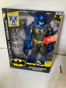 Batman Missions Battle Power 15 sonidos y frases 2019 Mattel 11" de alto nuevo en caja - Imagen 1 de 8