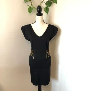 Auténtico Vestido Bodycon Cuentas Dorado Baby Phat M - Imagen 1 de 9