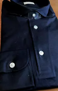 Poloshirt Hemd Polo Langarm Casual Elegant Herren Unifarben FilodiScozia NOS - Bild 1 von 5
