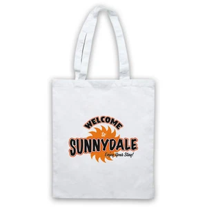 BUFFY THE VAMPIRE SLAYER WELCOME TO SUNNYDALE SIGN TOTE BAG LIFE SHOPPER - Picture 1 of 11