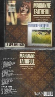 MARIANNE FAITHFULL-GO AWAY FROM MY WORLD/FAITHFULL FOREVER-2 LPS ON 1 IMP CD Foto 1 de 2