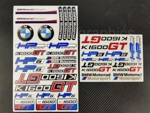 Juego de calcomanías de motocicleta K1600GT HP6 41 pegatinas de calidad bmw k1600 GT gtl - Imagen 1 de 9