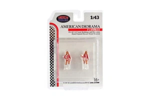 Race Day Set 6 Ladies 1:43 Scale American Diorama Figure Set 1.5" Tall 38364 - Picture 1 of 2