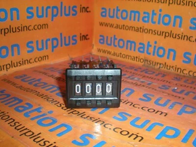 IDEC DGBN-031D THUMB WHEEL COUNTER BCD BINARY (4-DIGIT ADDABLE) QUANTITY NEW!! - Image 1 of 4