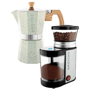 GREY - GROSCHE Milano Stone Stovetop Espresso Coffee Maker| 1141 - Picture 1 of 10