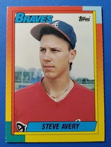 1990 Topps Traded Tiffany Steve Avery #4T - NM - Well Centered 