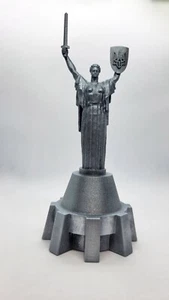 Ukraine-Mother Statuette Motherland steel grey metallic 16cm - granite styled - Picture 1 of 7