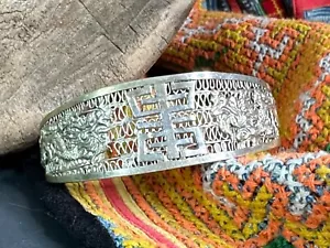 Old Chinese Silver Bracelet …beautiful collection and accent piece - Picture 1 of 10