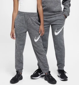 Nike Multi Stain Repel Older Kids' Therma-FIT Joggers In Grey Size S (8-10) New - Picture 1 of 9
