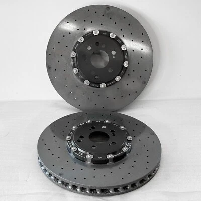 Juego de rotor de freno delantero cerámico carbono Mercedes AMG GT GT63s C63s E63s CLS63 OEM Foto 1 de 4