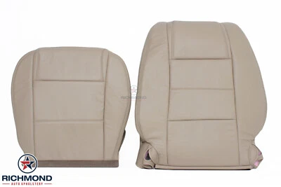 Ford Mustang V6 2006 2007 2008 - Cubiertas de asiento de cuero completas del lado del conductor tostado Foto 1 de 4