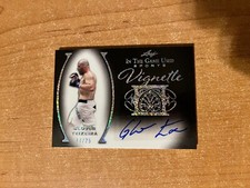 2022 Leaf In the Game Used - Glover Teixeira - Silver Vignette Auto #d 1/25