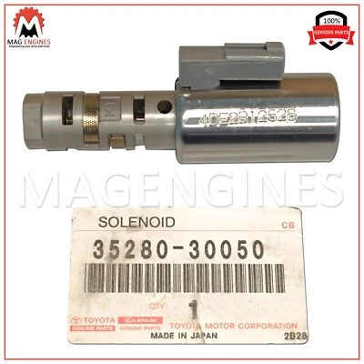 35280-30050 GENUINE OEM SOLENOID ASSY, LOCK UP CONTROL 3528030050 - Image 1 of 4