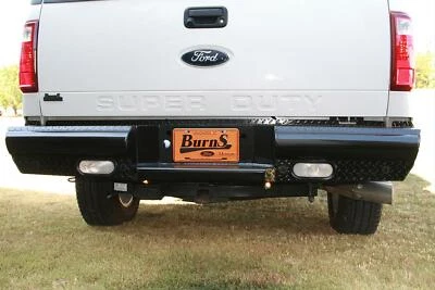 Parachoques traseros Fab Fours de acero negro para Ford F-250 F350 Super Duty 05-16 Foto 1 de 3