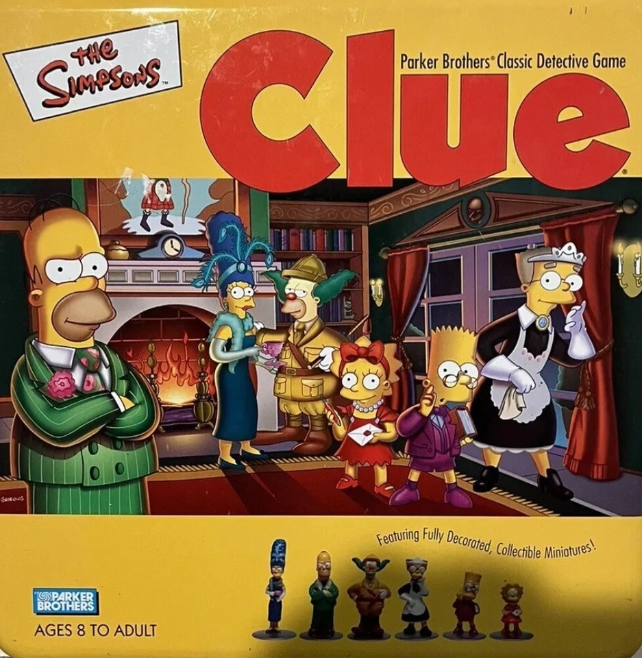 The Simpsons Clue Board Game Replacement Parts Pieces - You Choose  - Image 1 of 1