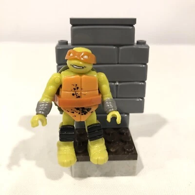 JUEGO DE TRICICLO MEGA CONSTRUX TMNT MICHELANGELO FIGURA DE MIKEY STEALTH TOUR FFC54 Foto 1 de 4