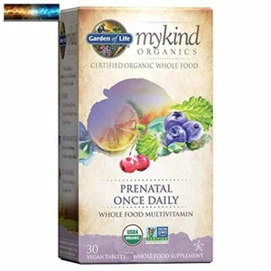 Garden of Life mykind Organics Prenatal Vitamins - 30 Tablets, prenatal Once Dai - Picture 1 of 8