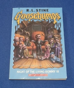 Goosebumps #40 Night Of The Living Dummy 3 por R.L.Stine 1a edición - Imagen 1 de 3