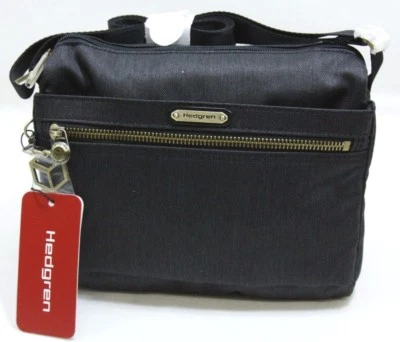Bolso de Hombro Hedgren Aya - Negro Jet - HICA176 - Nuevo con Etiquetas Foto 1 de 4