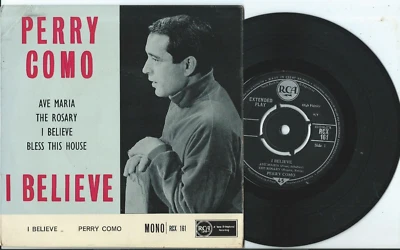 Perry Como:EP:I Believe - 4 Tracks:RCA:1956 - Image 1 of 2
