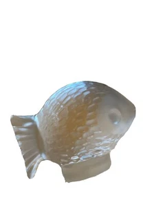 Pisapapeles figura cristal pez esmerilado coleccionable - Imagen 1 de 7