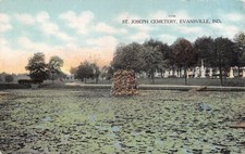 Evansville Im Monumento De Pedra Em Lagoa ~ St Joseph Cemitério Lápides 1908