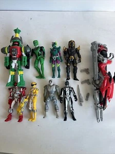LOT OF 8  Power Rangers Action Figures 2000s Evil Melle Aliens Jungle Fury Bike - Picture 1 of 7