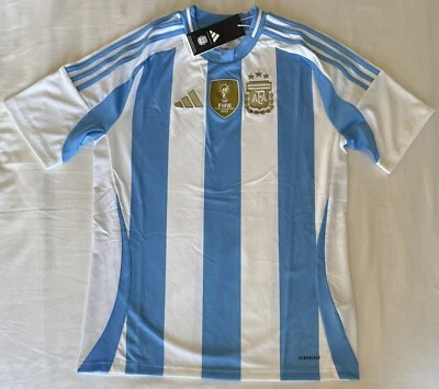 Adidas Argentina National Team Home 23/24 Soccer Jersey IP8387 Youth Sz: Xlarge - Image 1 of 4