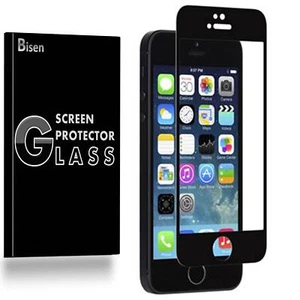 iPhone SE 5S 5C 5 [2-PACK] FULL COVER Vetro Temperato Protezione Schermo - Foto 1 di 17