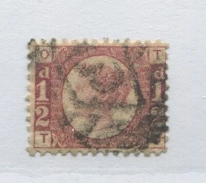 1870 1/2d Plate 12 TO used - Picture 1 of 1