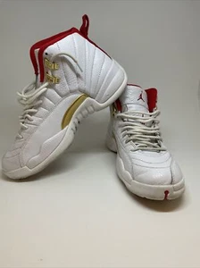 Nike Air Jordan 12 XII Retro FIBA Blanco Rojo Hombre’s Talla 8 (130690-107) - USADAS - Imagen 1 de 12