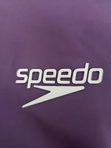 SPEEDO Mens Size L Purple Warm Up Pants Athletic Stretch Elastic Waist *AWESOME! - Picture 1 of 12