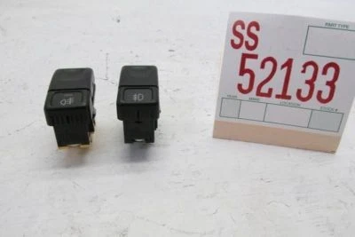 Fog Lamp Switch 850 1996 Volvo Light Control Button Dash Mounted Set Of 2 OEM - Image 1 of 4