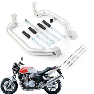 Oberer Highway Silber Motor Sturzbügel Schutz Set für Honda CB 1300 2003-2009 2010 - Bild 1 von 7