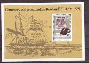 Hoja mínima Falkland Ilds, 1979 Roland Hill sin montar o nunca montada. - Imagen 1 de 1