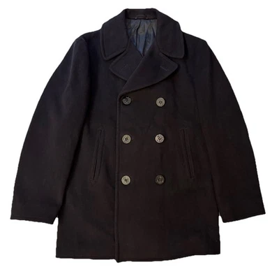 Chaqueta Uniforme Chaquetón Lana Jersey Vintage Años 70 Marina de los Estados Unidos Talla 40R Militar Vietnam Foto 1 de 4